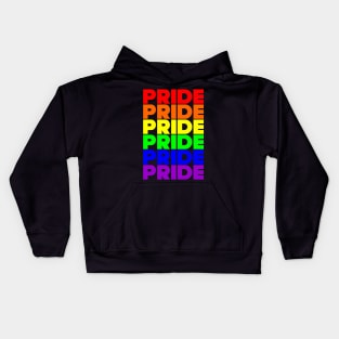 Gay Pride Pattern Kids Hoodie